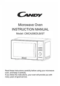 Notice CANDY CMCA29EDLBST Micro-ondes