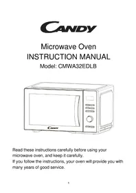 Notice CANDY CMWA32EDLB Micro-ondes