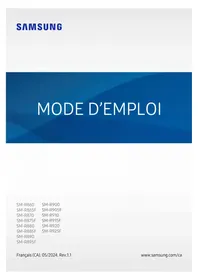 Notice SAMSUNG GALAXY WATCH 5 PRO Montre connectée