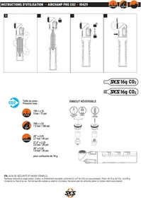 Notice SKS AIRCHAMP PRO CO2 Pompe