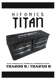 Notice Hifonics TITAN TDA200R Enceinte audio