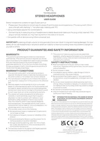 Notice OTL Technologies HELLO KITTY Ecouteur