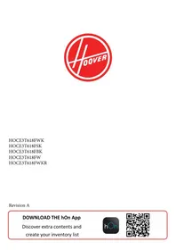 Notice HOOVER HOCE3T618FWK Buzdolabı