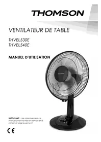 Notice THOMSON THVEL530E Ventilateur