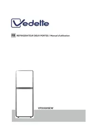 Notice VEDETTE VFD300SEW Fridge