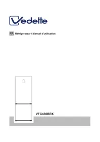 Notice VEDETTE VFC430BRX Fridge