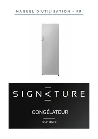 SIGNATURE SCA194NFX - Congélateur