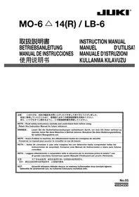 Notice JUKI PS700 ミシン