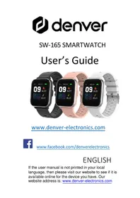 Notice DENVER SW165 Smartwatch