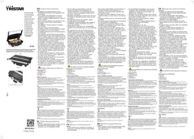 Notice TRISTAR GR2856 Barbecue