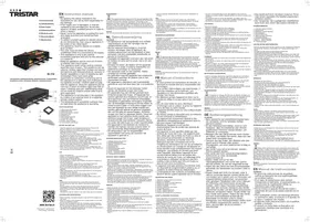 Notice TRISTAR RA2736 Barbecue