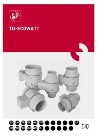 Notice Soler & Palau TDECOWATT Ventilatore