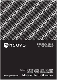 Notice AG Neovo HMQ5501 Caméra de surveillance