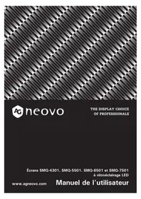 Notice AG Neovo SMQ5501 Caméra de surveillance