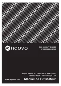 Notice AG Neovo HMQ4301 Caméra de surveillance