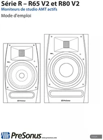 Notice PRESONUS R65 V2 Moniteur