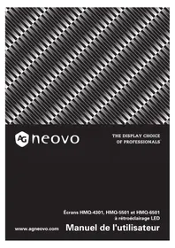 Notice AG Neovo HMQ6501 Caméra de surveillance