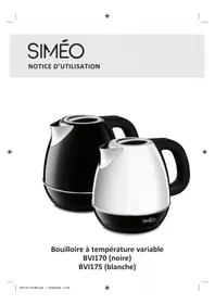 Notice SIMEO BVI170 Bouilloire