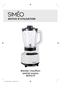 Notice SIMEO BCP510 Blender