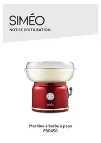 Notice SIMEO FBP450 Autres appareil de cuisine