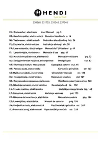 Notice Hendi 237540 Umývačky riadu