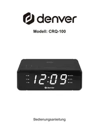 Notice DENVER CRQ100 Radioklokke