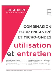 Notice FRIGIDAIRE PCWM3080AF Four