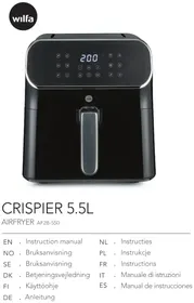 Notice WILFA CRISPIER 5.5 AF2B550 Frityrkoker