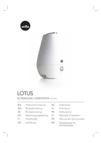 Notice WILFA LOTUS HU44W Luftfukter