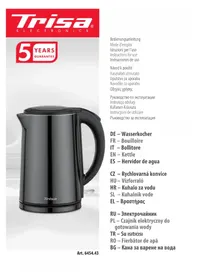 Notice TRISA COMFORT TOUCH 6454.43 Czajnik