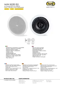 Notice Trevi WM 9230 S2 Haut-parleur
