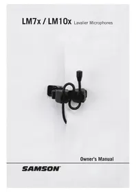 Notice SAMSON LM7X Microphone