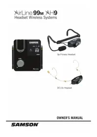 Notice SAMSON AIRLINE 99M AH9 Microphone