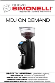 Notice NUOVA SIMONELLI MDJ ONDEMAND Moulin à café