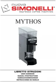 Notice NUOVA SIMONELLI MYTHOS 1 Moulin à café