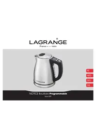 Notice LAGRANGE PROGRAMMABLE 509013 Bouilloire