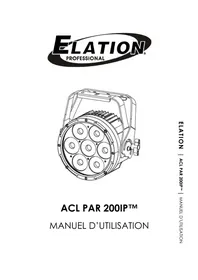 Notice Elation ACL PAR 200IP Machine à effet