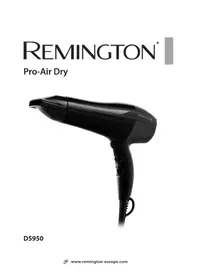 Notice REMINGTON PROAIR DRY D5950 çamaşır kurutucu