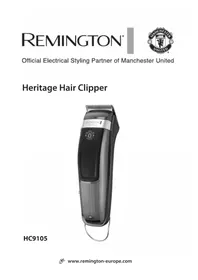 Notice REMINGTON HERITAGE HC9105 Tondeuse