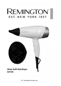 Notice REMINGTON SHEA SOFT D4740 çamaşır kurutucu