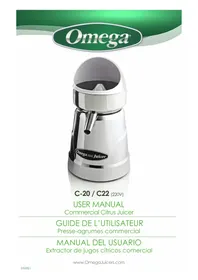 Notice OMEGA C20 Extracteur de jus