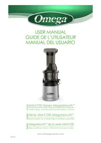 Notice OMEGA MMV700 Extracteur de jus