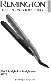 Notice REMINGTON WET 2 PRO S7970 Lisseur