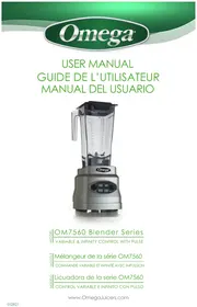 Notice OMEGA OM7560 Blender