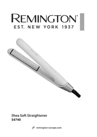 Notice REMINGTON SHEA SOFT S4740 Lisseur