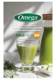 Notice OMEGA H3000R Extracteur de jus