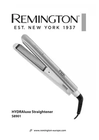 Notice REMINGTON COMHYDRALUXE Lisseur