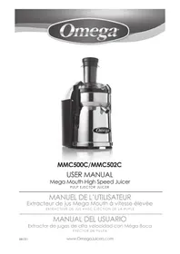 Notice OMEGA MMC500C Extracteur de jus