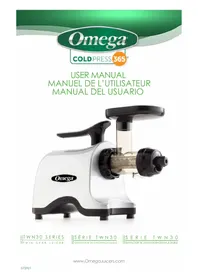 Notice OMEGA TWN30 Extracteur de jus