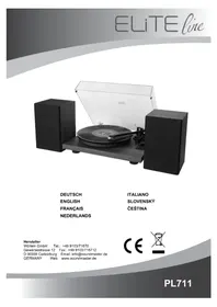 Notice Soundmaster PL711 Giradischi